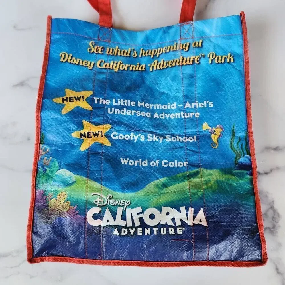 Disney Ariel little mermaid tote backpack bag Disneyland adventure collectors